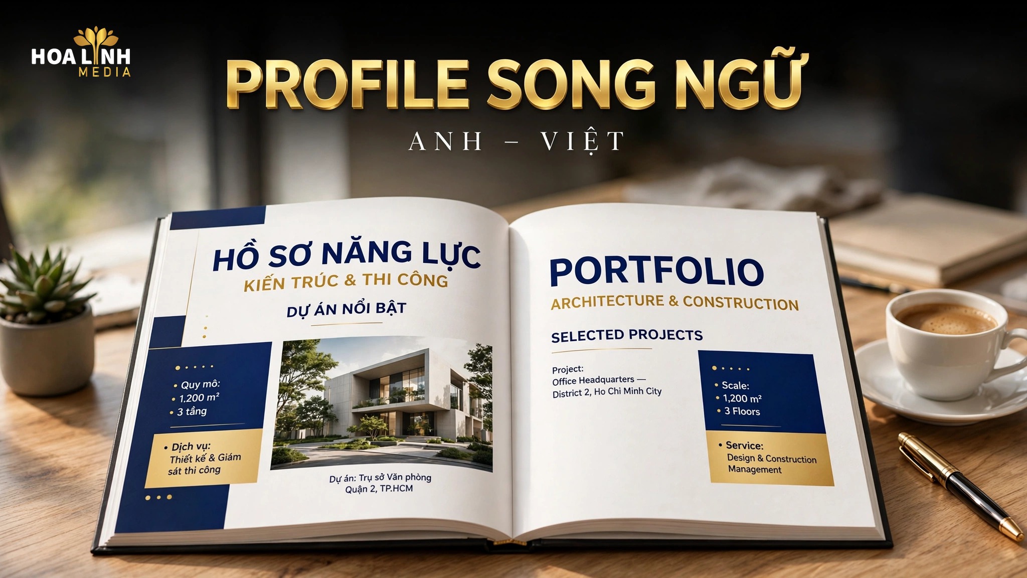 Thiết kế profile song ngữ Anh–Việt